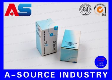 Acheter Peptide Vial กล่องเก็บของ แมทท์ Finish Anti - ปลอม พิมพ์สีน้ําเงินขาวสําหรับการผสมผสานการก่อสร้างร่างกาย