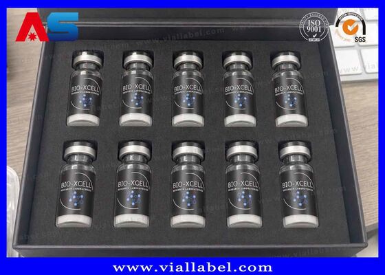 กล่องบรรจุภัณฑ์พิมพ์ลายพรีเมียมสำหรับขวดเปปไทด์, กล่องพิมพ์ลายขวด 3ml ออกแบบเอง