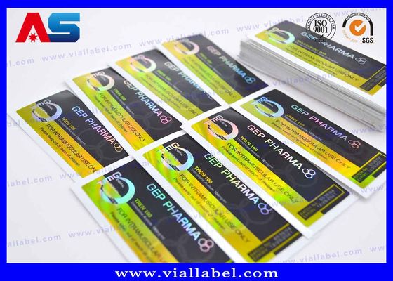 Peptide Pharmaceutical 10ml Vial Labels Printing 4C Full Color Waterproof